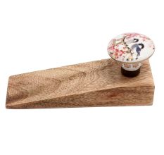 Birds Ceramic Wooden Door Stopper